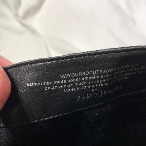 Nine West Black Suede Slouchy Boots - Picture 12 of 12